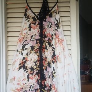 Band of gypsies floral boho tassle summer dress